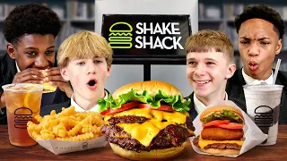 British Highschoolers try Shake Shack