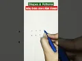 Using 15 dots draw a Right Triangle Shapes Patterns Maths