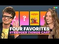 Four Favorites with Joe Keery, Maya Hawke, Natalia Dyer and Charlie Heaton (Stranger Things)