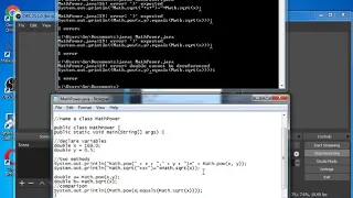 Math pow and Math sqrt in Java