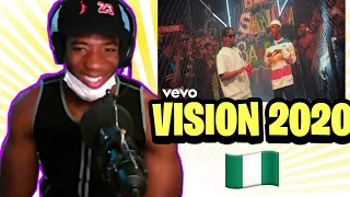 american reacts bella shmurda vision 2020 ft olamide dami the coach