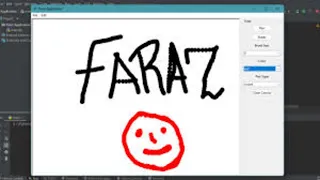 Interactive Drawing Application with Tkinter