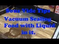 464 How to Vacuum Seal Food with Liquid for Sous Vide Cooking