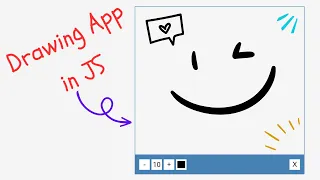 Build A Drawing or Paint App in HTML CSS JavaScript Drawing App in JavaScript
