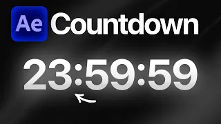 How To Make a Countdown Timer in After Effects