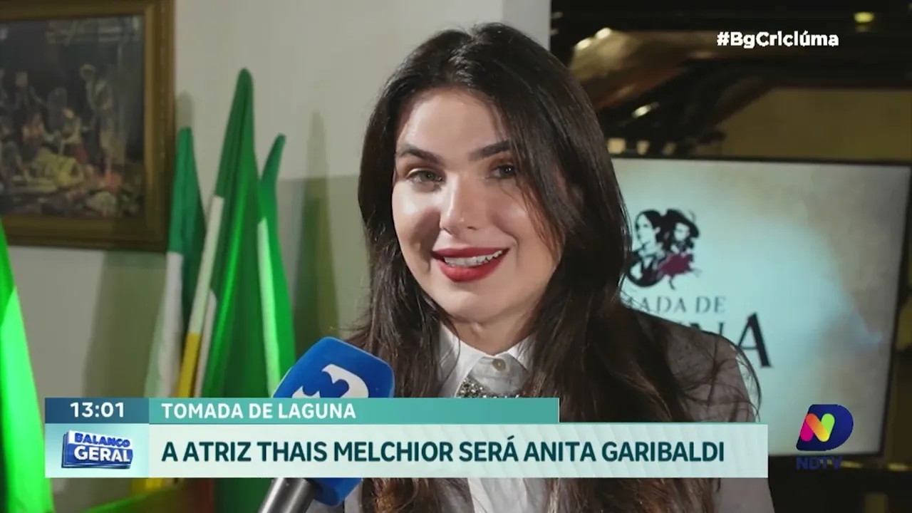 Dois mundos, uma heroína: Thais Melchior será Anita Garibaldi no espetáculo "Tomada de Laguna"