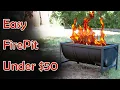 DIY Fire Pit Basic Welding