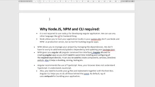 Install Angular - Setup Angular 6 and onwards version part 2 Node js NPM CLI Typescript