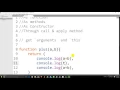 JavaScript Functions - 1 3 Invoking functions traditionally