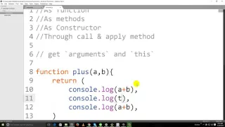 JavaScript Functions - 1 3 Invoking functions traditionally