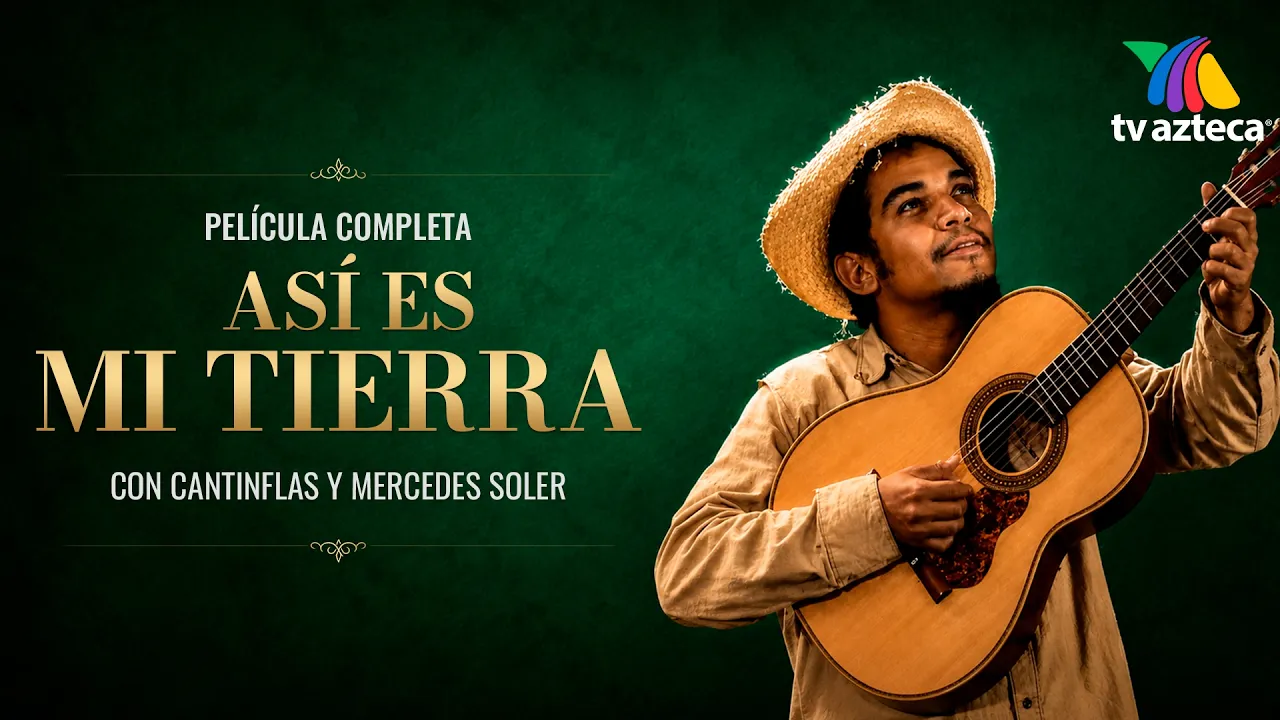 Película "¡Así es mi tierra!" con Cantinflas y Mercedes Soler. | Cine Mexicano