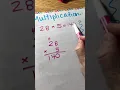 2-digit by 1-digit standard algorithm multiplication