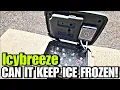 We test to see if the IcyBreeze AC can keep Ice frozen for a full workday