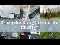 Review Sportneer Camping Table Folding Table Portable Lightweight Aluminum Table Top 3 Size Dining