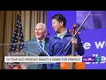 14-year-old prodigy makes name for himself
