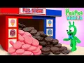 Download Lagu [1 Hour Compilation] Pea Pea BLUE VS RED Oreo Vending Machine 🍪🔥❄️ | Funny Cartoon for Kids
