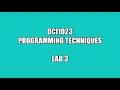 DCI1023 - Lab 3