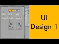 UI Design 1 Tutorial