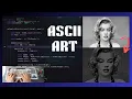 Image to ASCII Art with HTML Css Js ASMR Programming - No talk