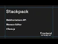 Stackpack WebContainers API Monaco Editor XTerm Sandpack Clone with React and TypeScript