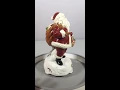 Schmid Vintage Santa Claus Collectible Ceramic Music Box Like New with Box