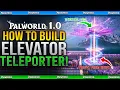 How To Build Base Elevator Teleporter in Palworld 1 0 Guide Base Building Trick