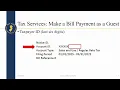NJ Tax Portal - How to Pay a Bill