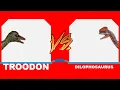 DILOPHOSAURUS vs TROODON Who the Winner