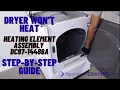 Samsung Heating Element Assembly DC97-14486A - Dryer Is Not Heating Up