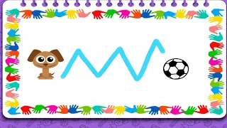 تعلم الخطوط الهندسية للاطفال انواع الخطوط الهندسية لتعليم للاطفال مستوى تمهيدي تحضيري 