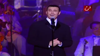 كاظم الساهر   موال البارحة بالحلم   عبرت الشط   حفل مهرجان اوربت القاهرة      دندنها