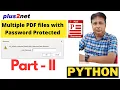 Creating Multiple Password-Protected PDFs from data sets using Python ReportLab Part II