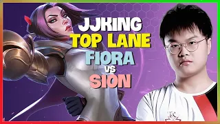 Rank 1 Fiora JJking is CRUSHING the Sion Matchup in Challenger Elo