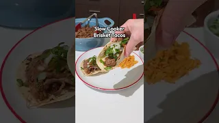 Slow Cooker Brisket Tacos
