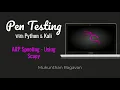 Pen Testing with Python Kali - ARP Spoofing