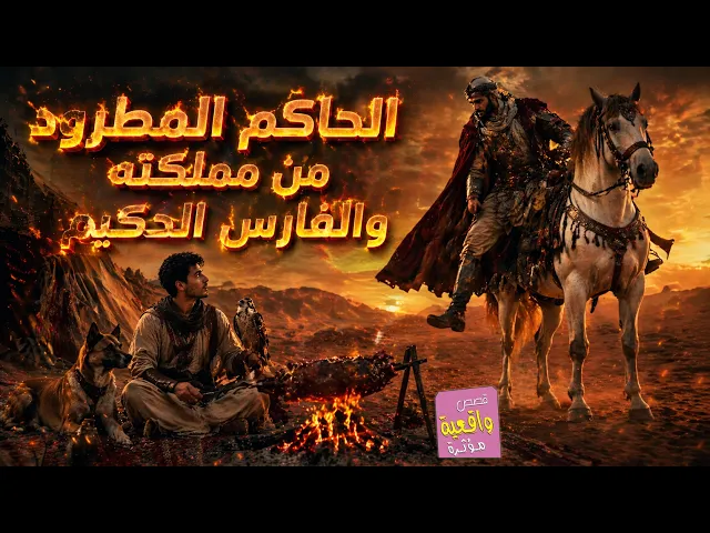 ⁣قصة الحاكم المطرود من مملكته والفارس الحكيم
