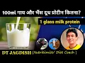100ml milk protein 1 glass milk protein 200ml milk protein dtjagdish