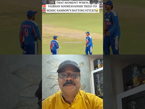 Sanju Samson🔥😘& Vaibhav Sooryavanshi Funny Moment 💫😂🏏#sanjusamson #vaibhavsuryavanshi #cricket