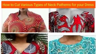 how to draft different trendy neck patterns