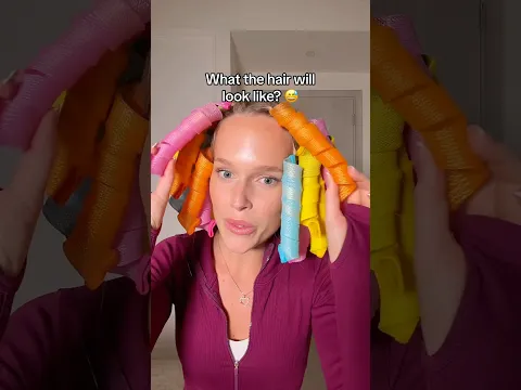 GRWM to go out with my heatless curls👀 #heatlesscurls #hairtok #grwm