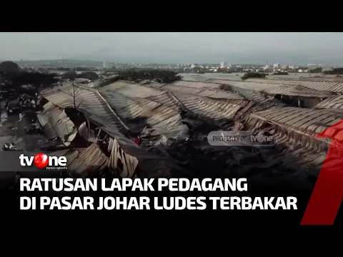 Kondisi Pascakebakaran yang Melanda Ratusan Kios di Relokasi Pasar Johar Semarang