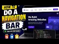 Want to learn how to create a professional navigation bar for your website