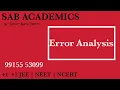 1 Error Analysis V 04