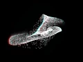 Gravity Simulation with 10 000 Bodies in 3D