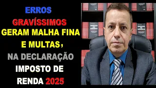 Serious errors that generate fines and fines in Income Tax 2025