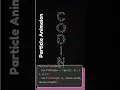 Text Particle Animation with HTML CSS JS