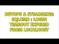 DevOps SysAdmins SqlCmd Login timeout expired from localhost