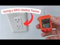 Using a GFCI Outlet Tester - Basics How to Use Klein Tools GFCI Electrical Tester