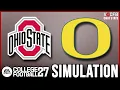 Ohio State Week 10 Simulation vs Oregon College Football 27