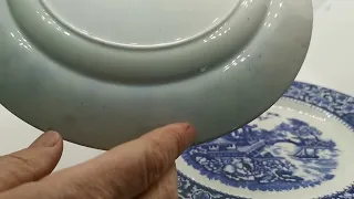 Blue Pagoda Pattern China Changes over the decades